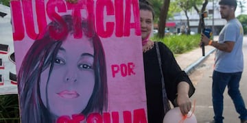 El jurado popular declaró a César Sena culpable del delito de Homicidio doblemente agravado por el vínculo y por haberse cometido en contexto de violencia de género, en calidad de autor. (Gentileza Clarín)