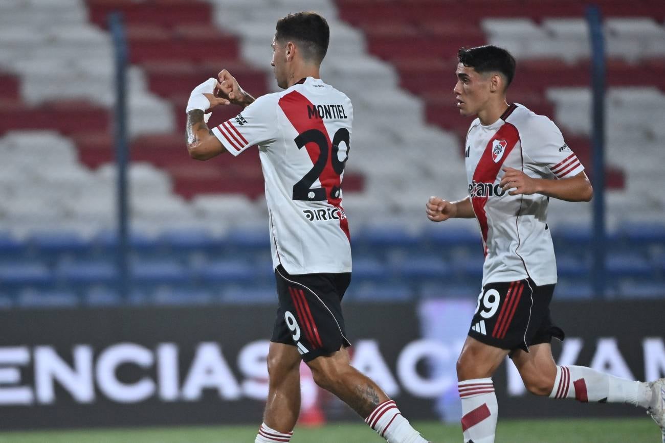 River ganó su primer partido del año ante Millonarios con gol de Gonzalo Montiel. (Prensa River Plate).