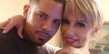 Mónica Farro y su pareja, Leandro Herrera