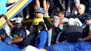 Rafael Di Zeo y otros 57 barrabravas no podrán asistir más a las canchas. Foto: Télam