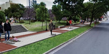 Plaza Alberdi, Paraná.