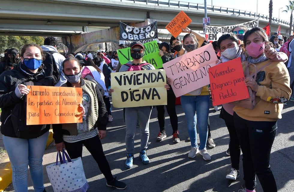 Una movilización en el nudo vial causó caos y enojo