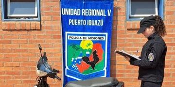 Wanda: recuperan motocicleta robada.