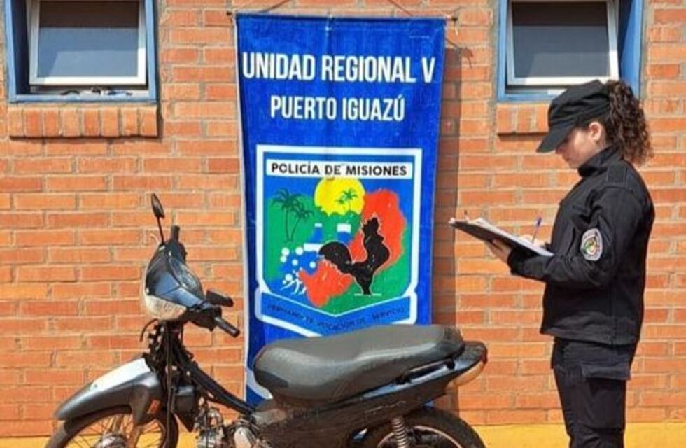 Wanda: recuperan motocicleta robada