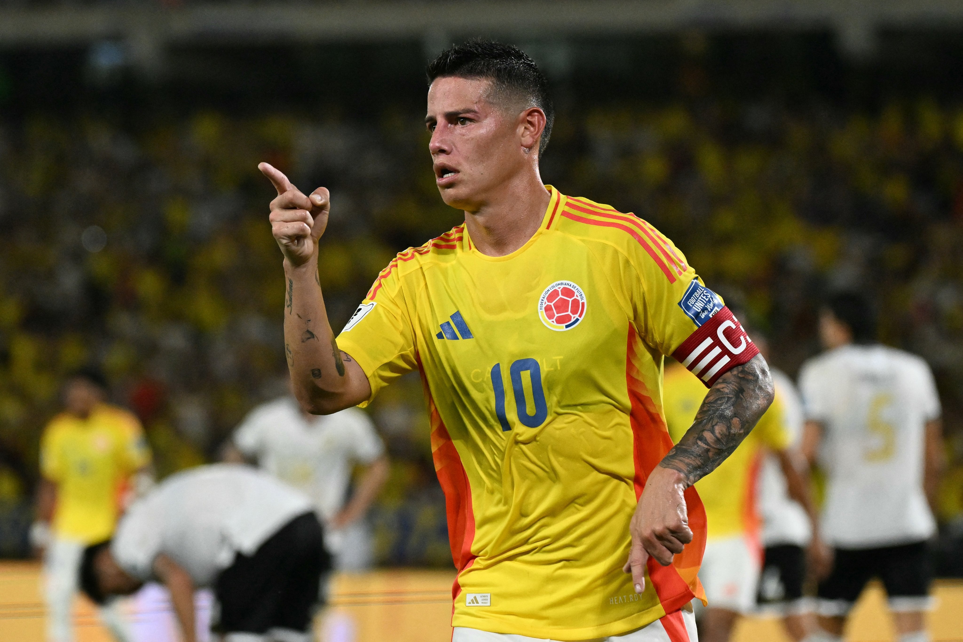 James Rodríguez, figura de Colombia. (Conmebol).