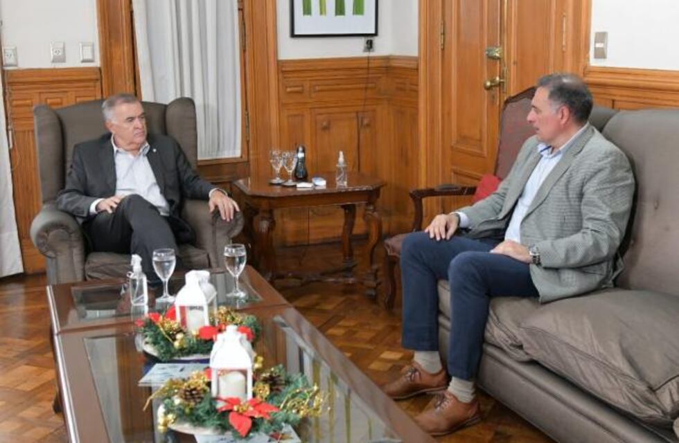 Jaldo se reunió con el intendente de Las Talitas, Carlos Najar