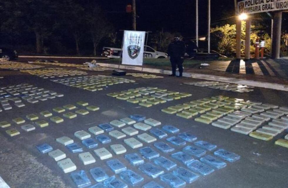 Incautaron más de 450 kilogramos de marihuana en General Urquiza