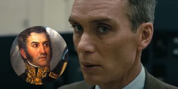 San Martín y Cillian Murphy como Oppenheimer.
