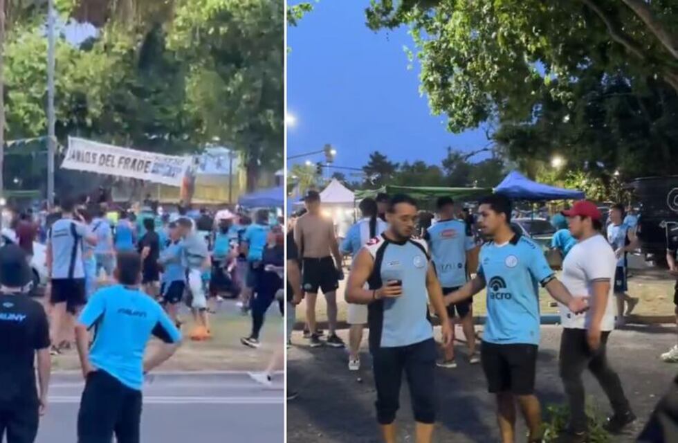 Belgrano: incidentes con la Policía en la previa del partido por Copa Argentina