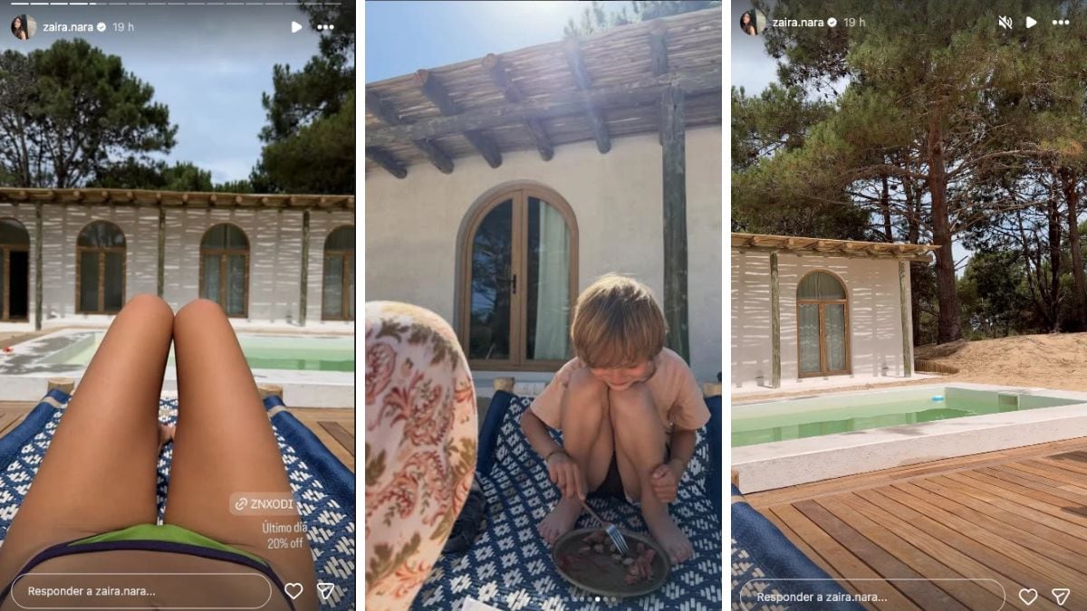 La modelo mostró cómo quedó su espectacular patio con pileta para disfrutar del verano.