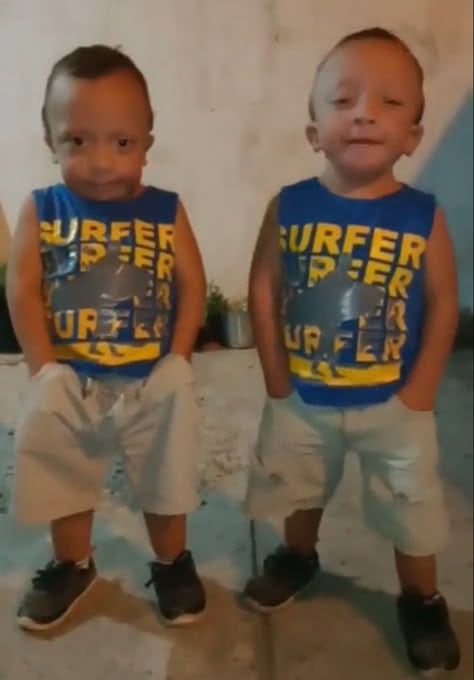 Los gemelos Leonel y Thiago.