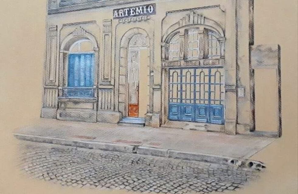 Muestra sobre fachadas de casas antiguas de Rafaela