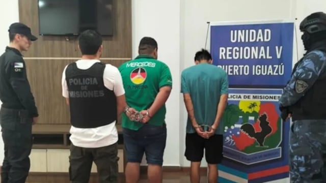 Detuvieron en Iguazú a dos delincuentes paraguayos buscados por la Justicia y esclarecieron un violento robo millonario.