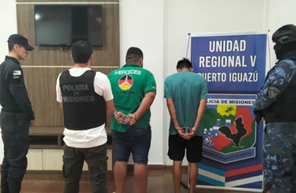 Detuvieron en Iguazú a dos delincuentes paraguayos buscados por la Justicia y esclarecieron un violento robo millonario