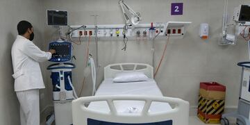 La ocupación de camas de Unidades de Terapia Intensiva en la provincia es del 49,27%. Orlando Pelichotti/Los Andes