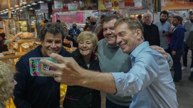 brindaron una conferencia de prensa junto a Guillermo Montenegro, Maximiliano Abad y candidatos locales.