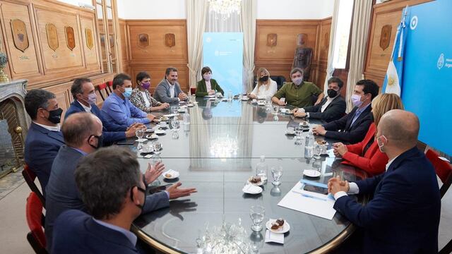 Reunión entre el gobierno y la oposición sobre las elecciones 2021. (Twitter: @wadodecorrido)