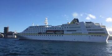 El buque de Cabo Verde que ingresó al país sin controles por confundir su lugar de origen.