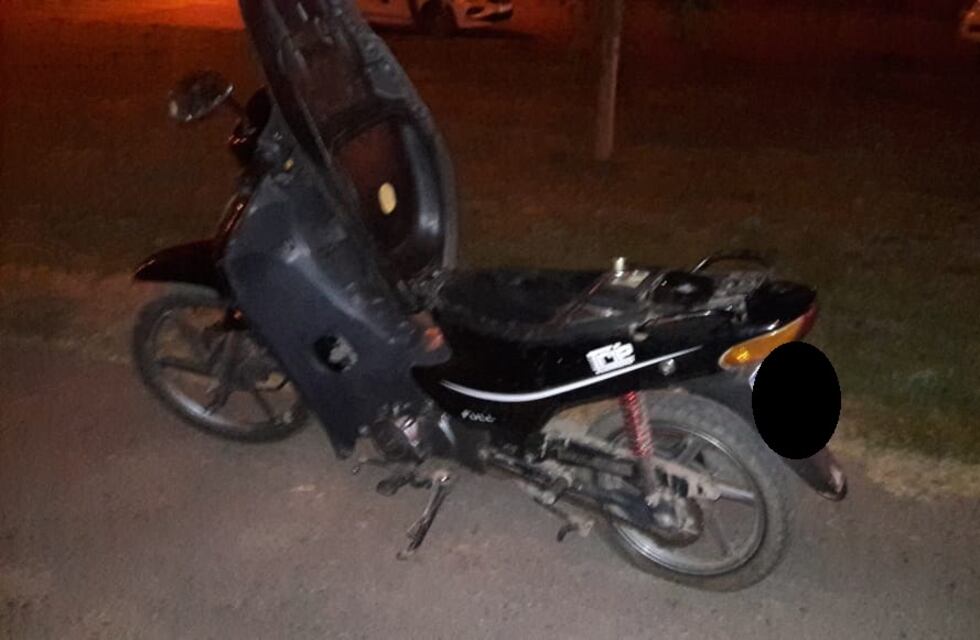 Recuperaron otra moto robada