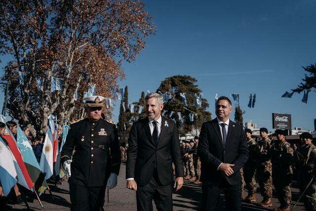 Frigerio en el acto del Día de la Independencia en Gualeguaychú
