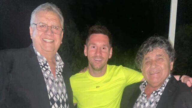 Lionel Messi la rompió al ritmo de Los Palmeras.