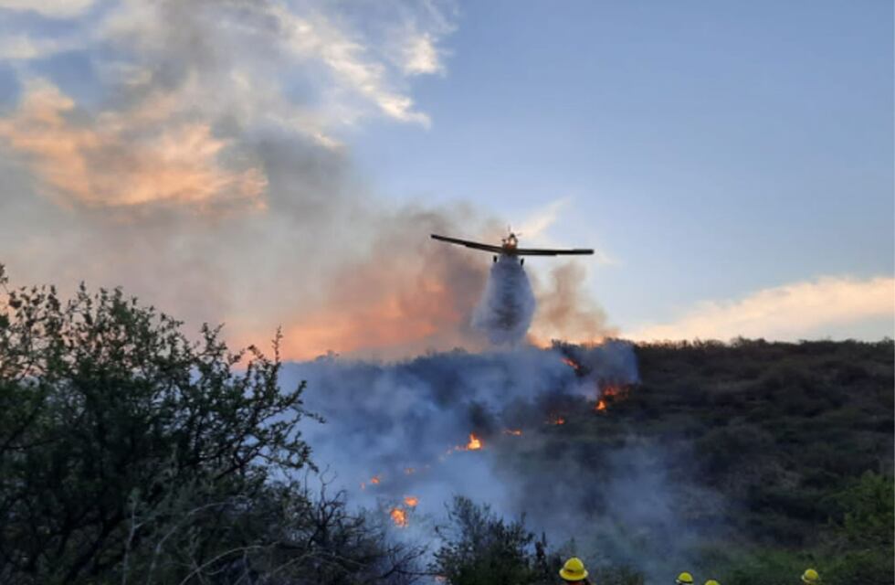 Incendios en Córdoba: detuvieron a dos personas por originar el fuego en La Granja