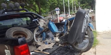 La víctima fatal iba a bordo de una Zanella de 50 cc.