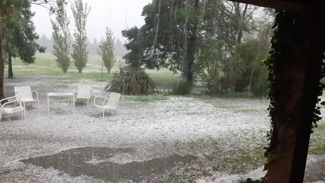 El cambio de tiempo en el sur de Córdoba.