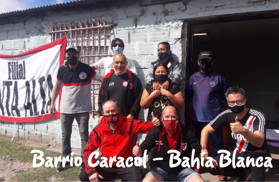 La filial Punta Alta de River Plate entregó 300 canasta navideñas