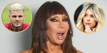 Moria Casán aconsejó a Wanda Nara en medio del conflicto con Mauro Icardi.