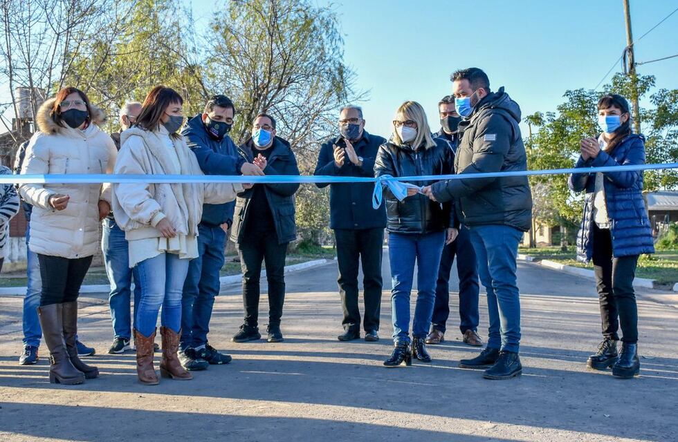 Chaco: la Municipalidad de Fontana inauguró 17 cuadras de pavimento y desagües pluviales