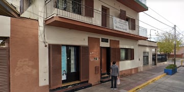 La escuela Sarelli, donde se encontró un arma.