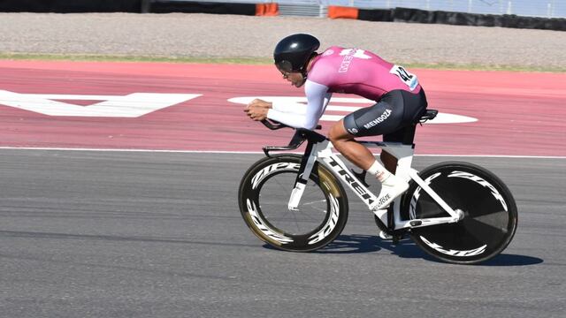 Alejandro Durán, ganó el campeonato Argentino de contrarreloj individual en Élite 2022.
