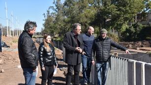 Recorrida por la obra del entubado del canal sur