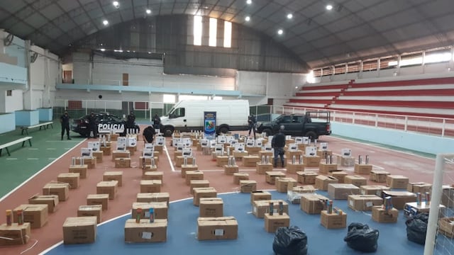 El aforo de parte de Aduana de AFIP estimó un monto de  $ 5.140.298,80