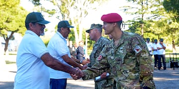 Puerto Belgrano: Veteranos de Guerra fueron reconocidos en el batallón de Seguridad
