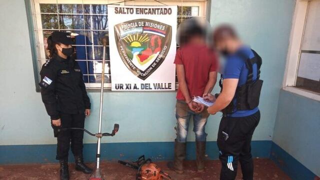 Robó herramientas a su vecino y las ocultó en un pinar