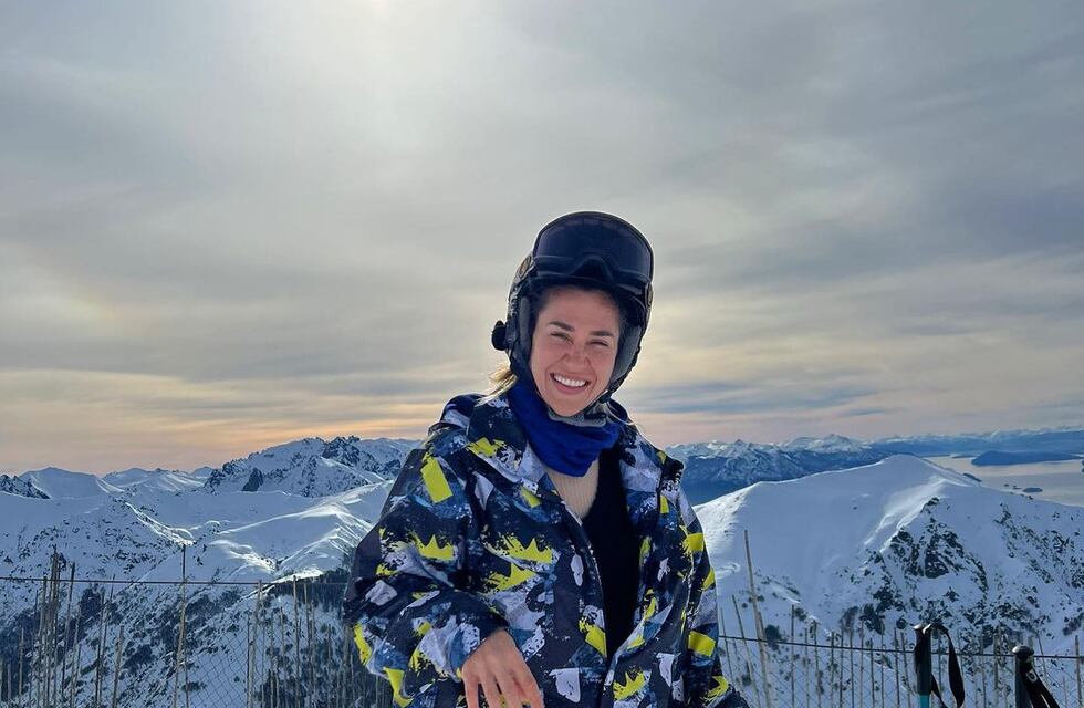 Las postales de nieve más lindas de Jimena Barón en San Carlos de Bariloche