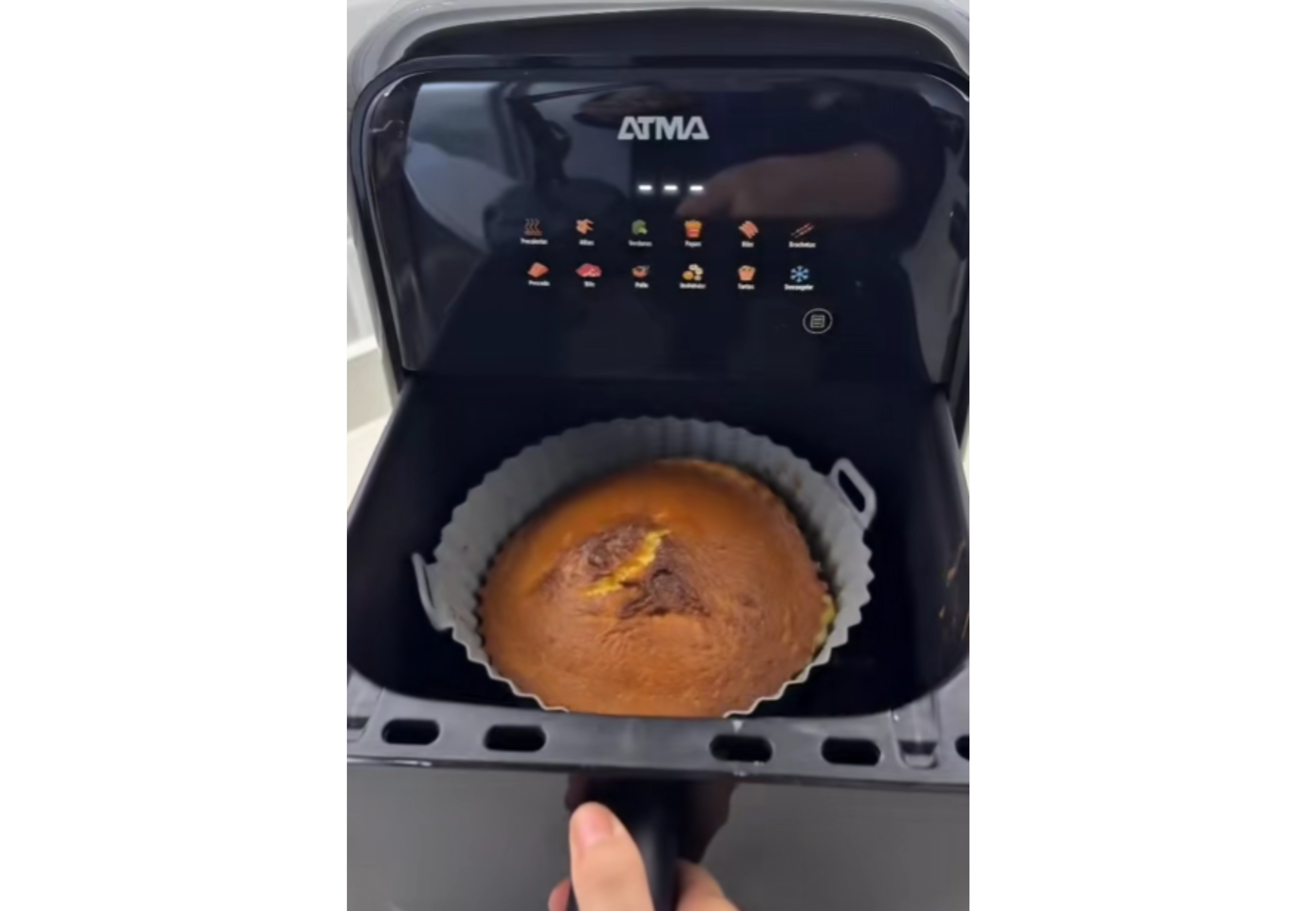 Este bizcochuelo es muy fácil de hacer.