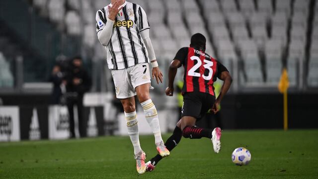 Cristiano Ronaldo y su frustración en la Juventus.