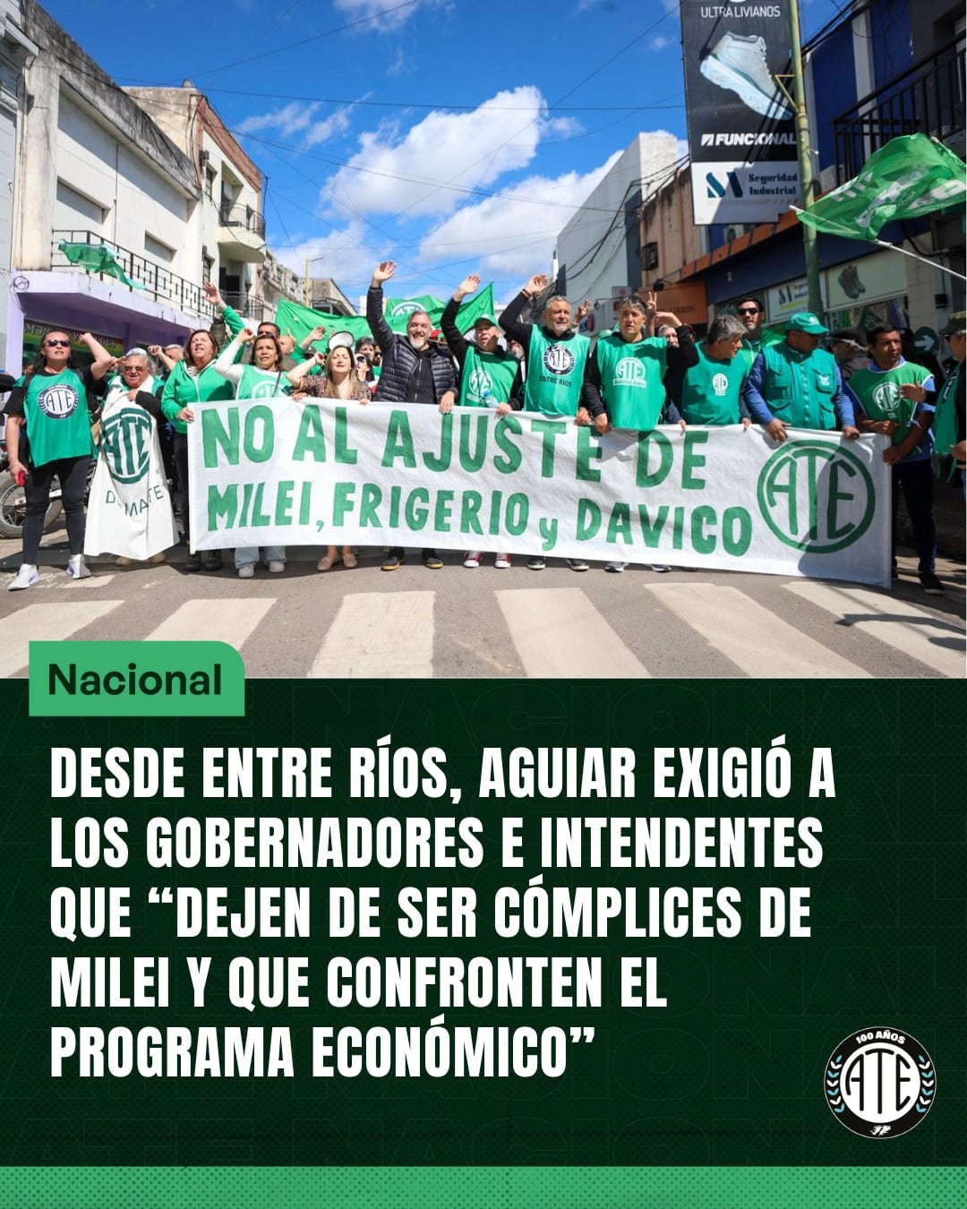 ATE se movilizó en Gualeguaychú