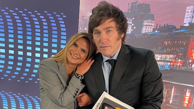 La periodista rosarina se encontró con Javier Milei durante un programa televisivo del canal La Nación +.
