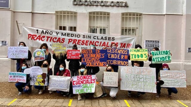 Los estudiantes de Odontología de la UNC habían reclamado el retorno de la prácticas en varias ocasiones.