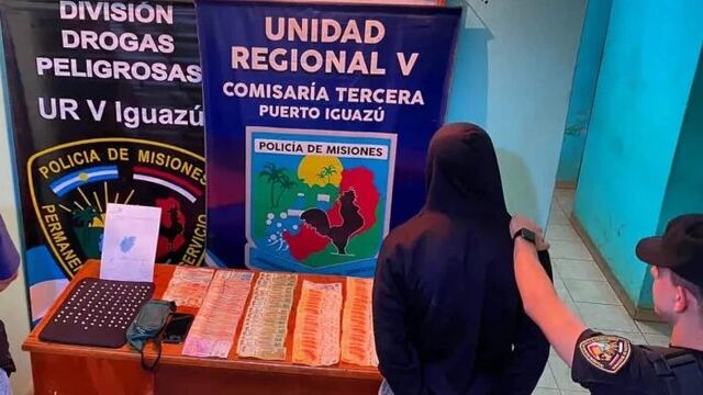 Detienen a un presunto narcodelivery en Puerto Iguazú.
