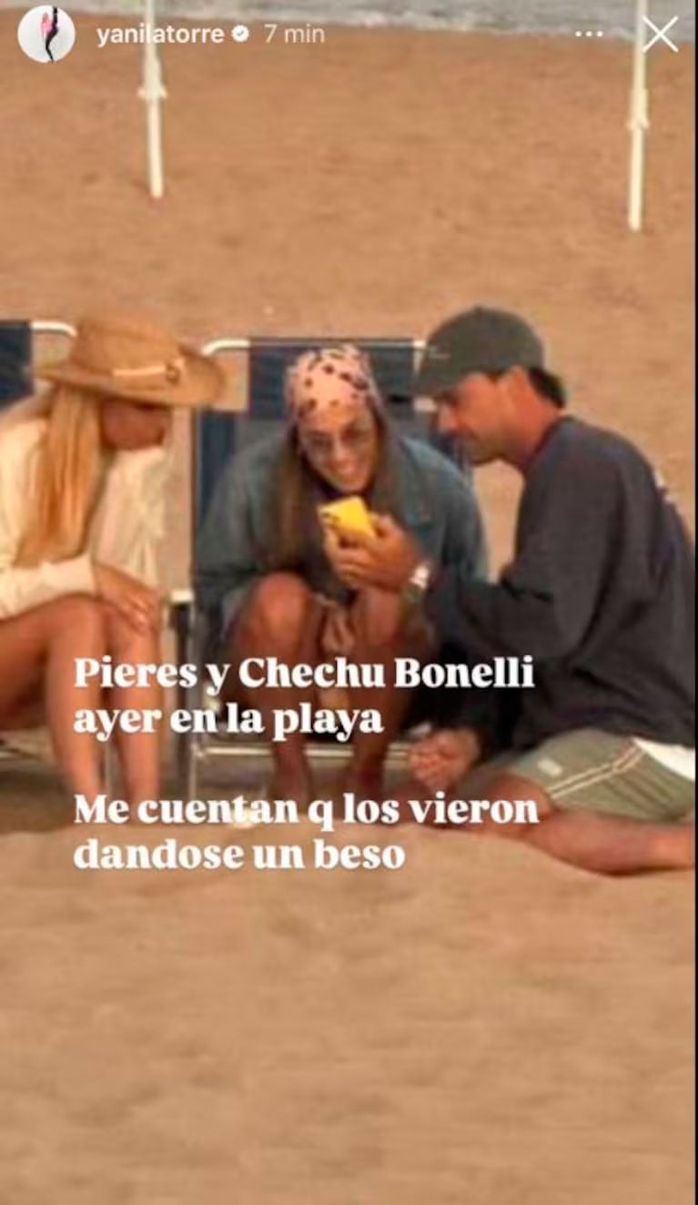 Chechu Bonelli y Facundo Pieres. Foto: captura pantalla.