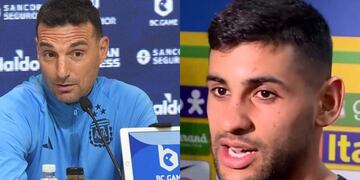 Cuti Romero le respondió a Scaloni.