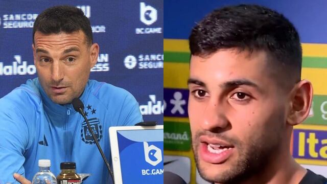 Cuti Romero le respondió a Scaloni.