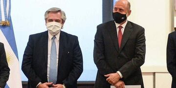 El jefe de Estado envió un mensaje grabado para respaldar al sector que lidera el rafaelino.