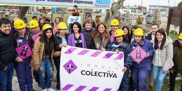Victoria Tolosa Paz llegó a Tolhuin