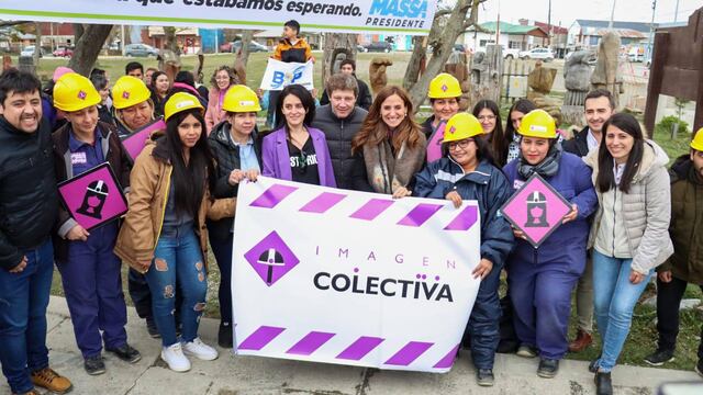 Victoria Tolosa Paz llegó a Tolhuin